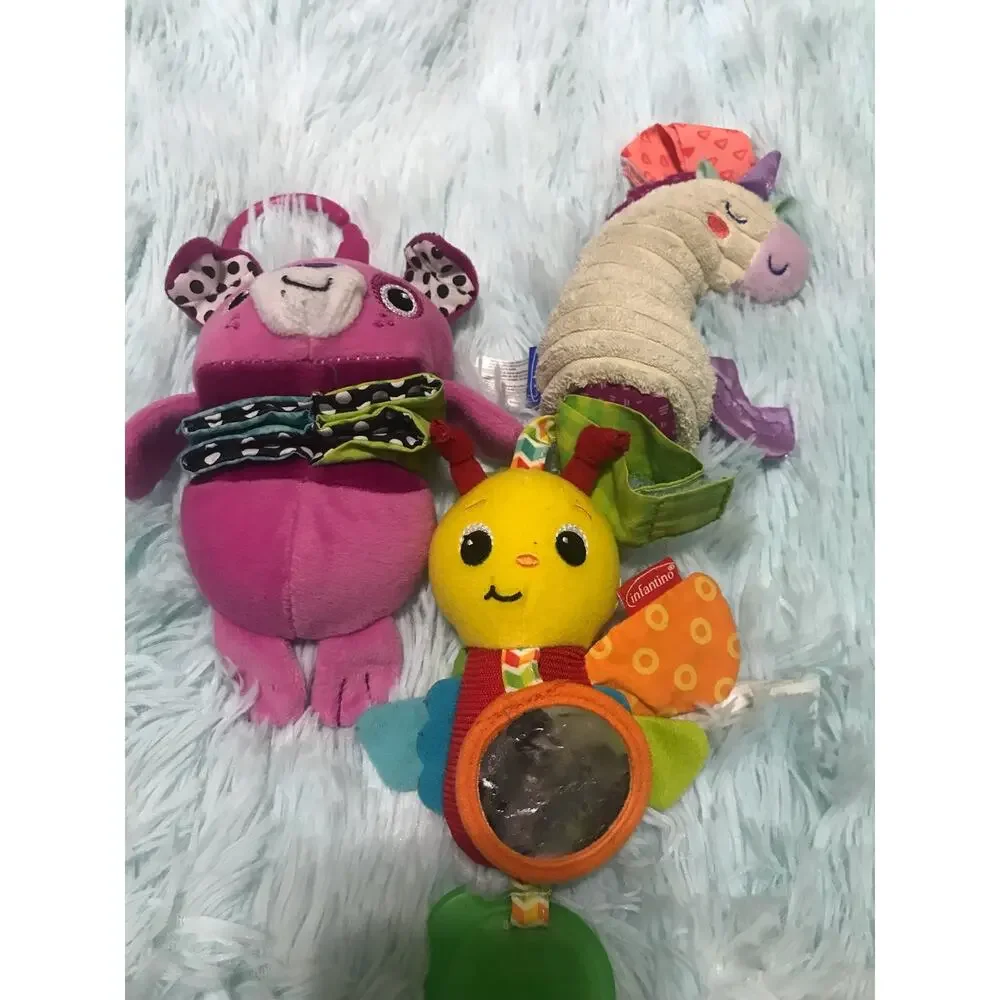 Infantino‎ Bay Toys Lot of 3 Unicorn Bee Elephant
